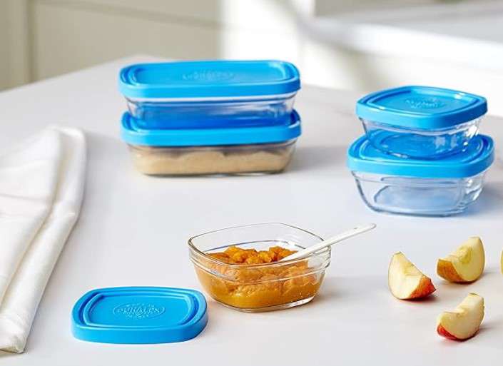 10-Piece Baby & Kids Glass Storage Set (Includes Lids) - Final Sale - Image 5