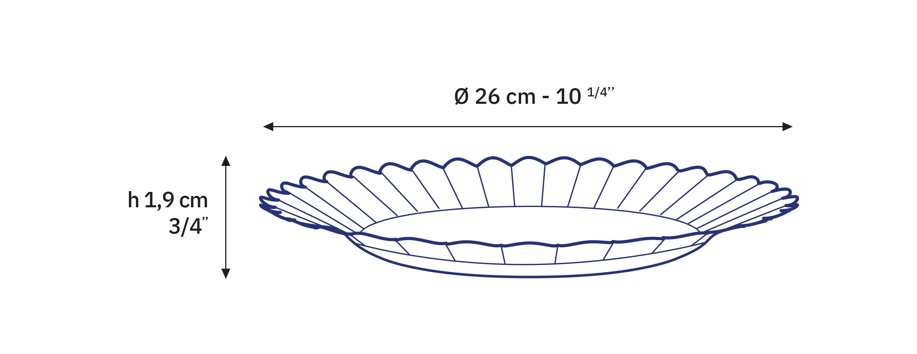 Le Picardie® Amber Glass Dinner Plate 10.25" - Set of 6 - Image 3