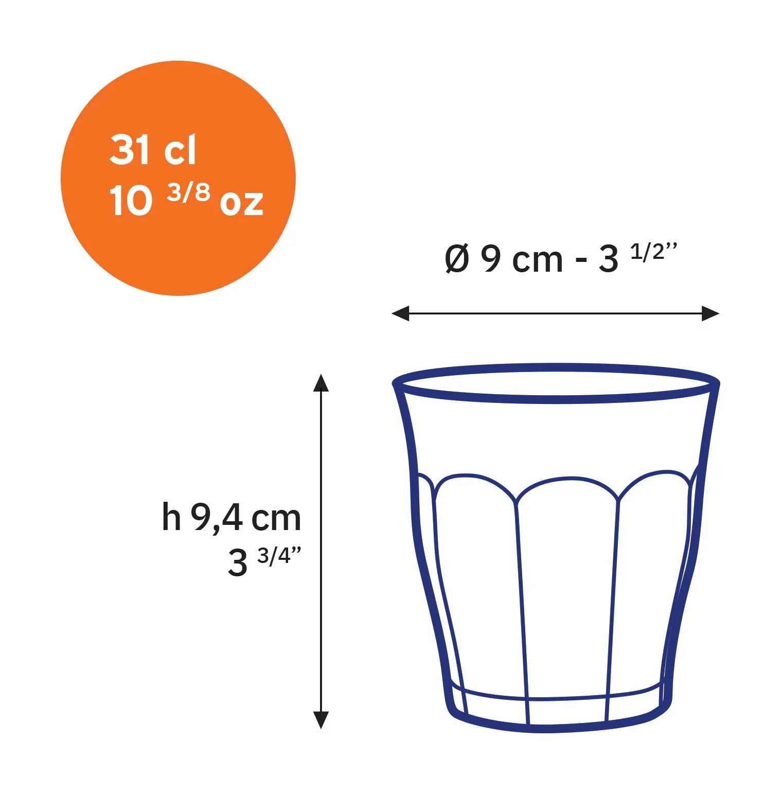 Le Picardie® Marine Glass Tumbler - Set of 6 - Image 7