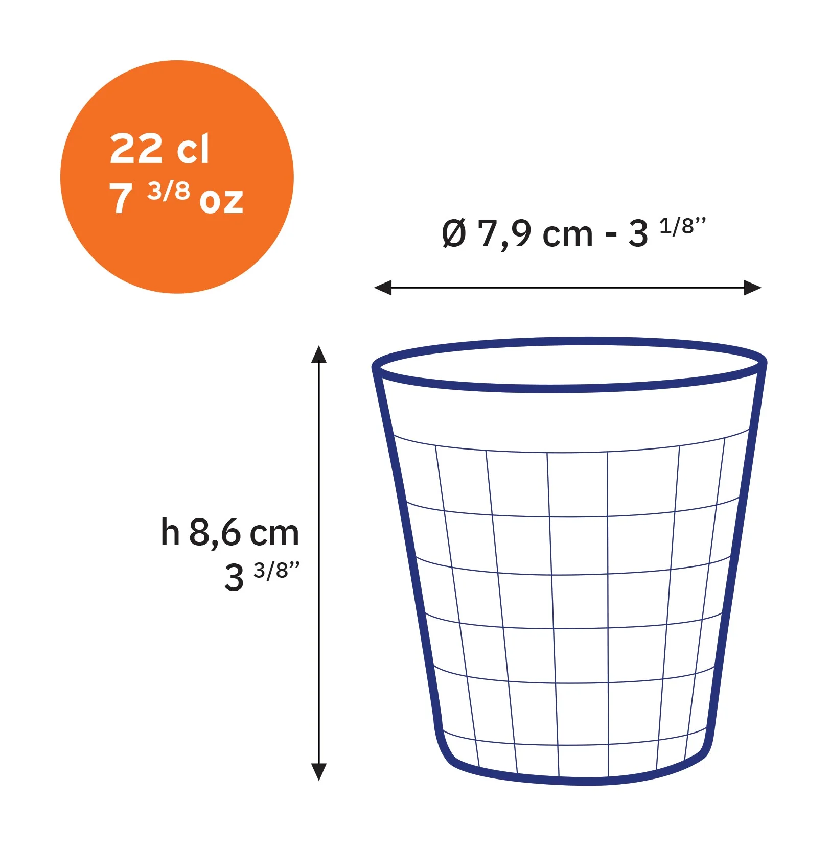 Prisme Clear Glass Tumbler - Set of 6 - Image 6