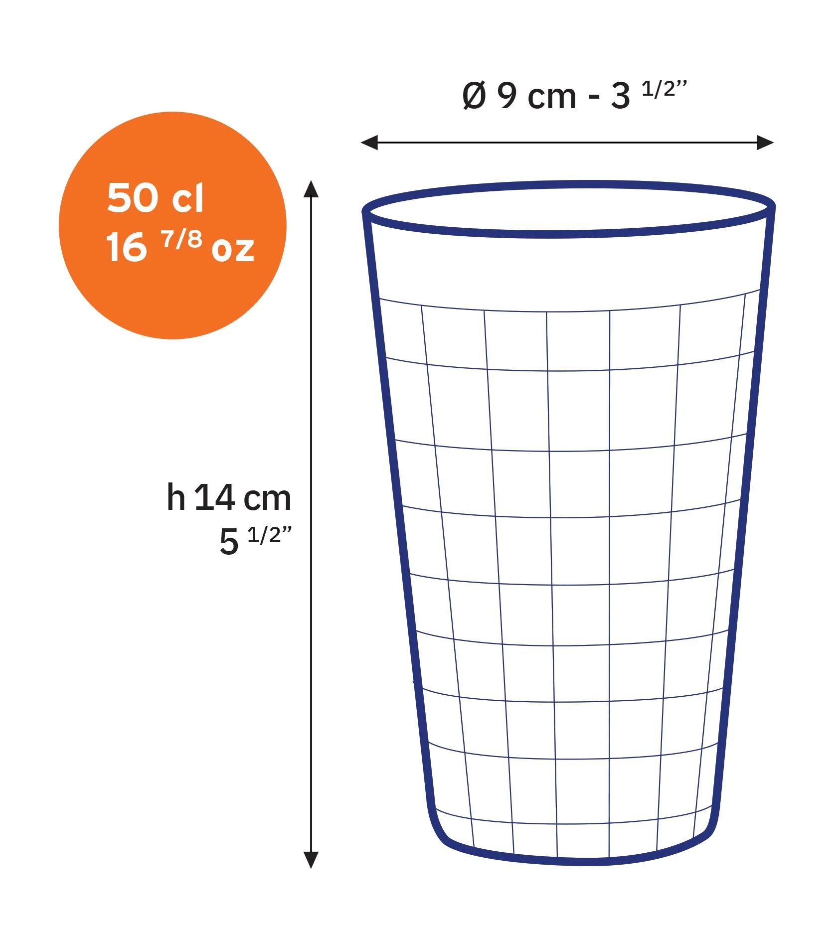 Prisme Clear Glass Tumbler - Set of 6 - Image 9