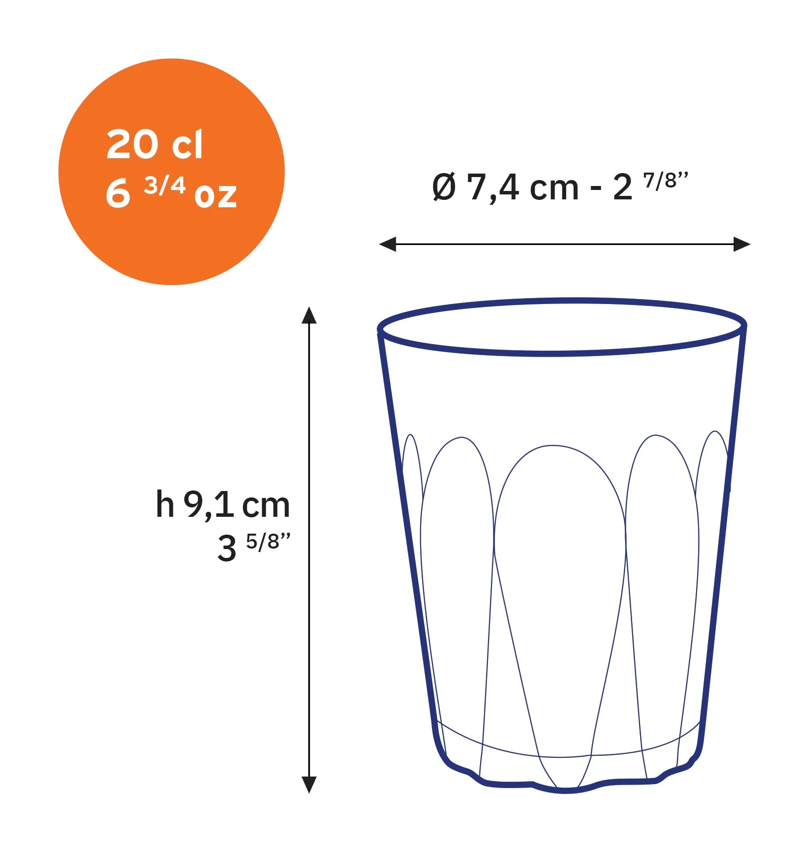 Provence Glass Tumbler - Set of 6 - Image 9